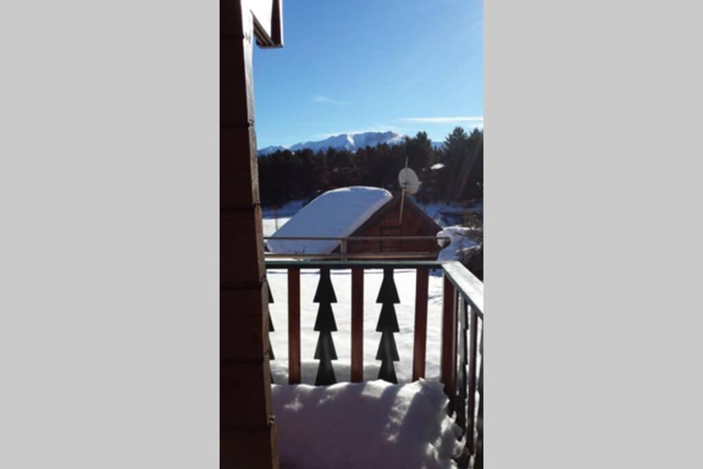 Maison De Bois Finlandaise Au Pied Des Pistes Bolquere Pyrenees 2000 Eksteriør billede